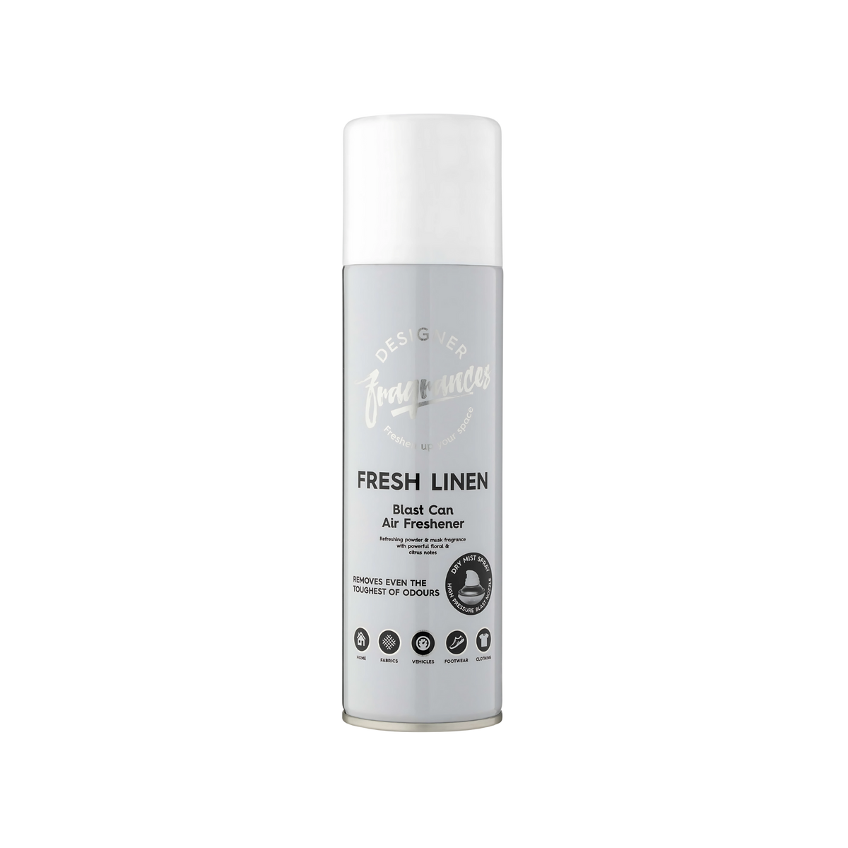 Fresh Linen Air Freshener Blast Can – 300ml – Designer Fragrances Ltd