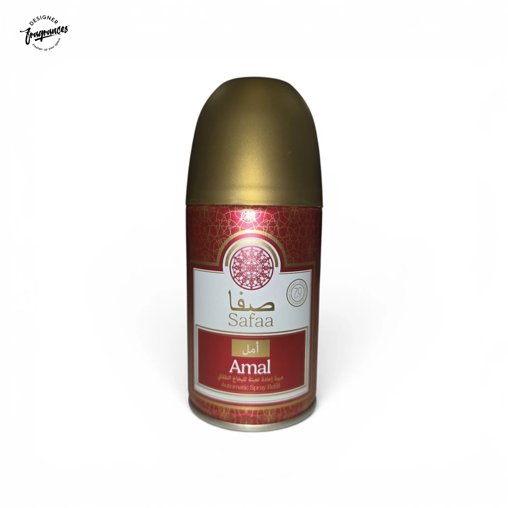 Safaa Amal Automatic Room Spray Refill 6 Pack | Universal Air Freshener Refills | 250ml Each