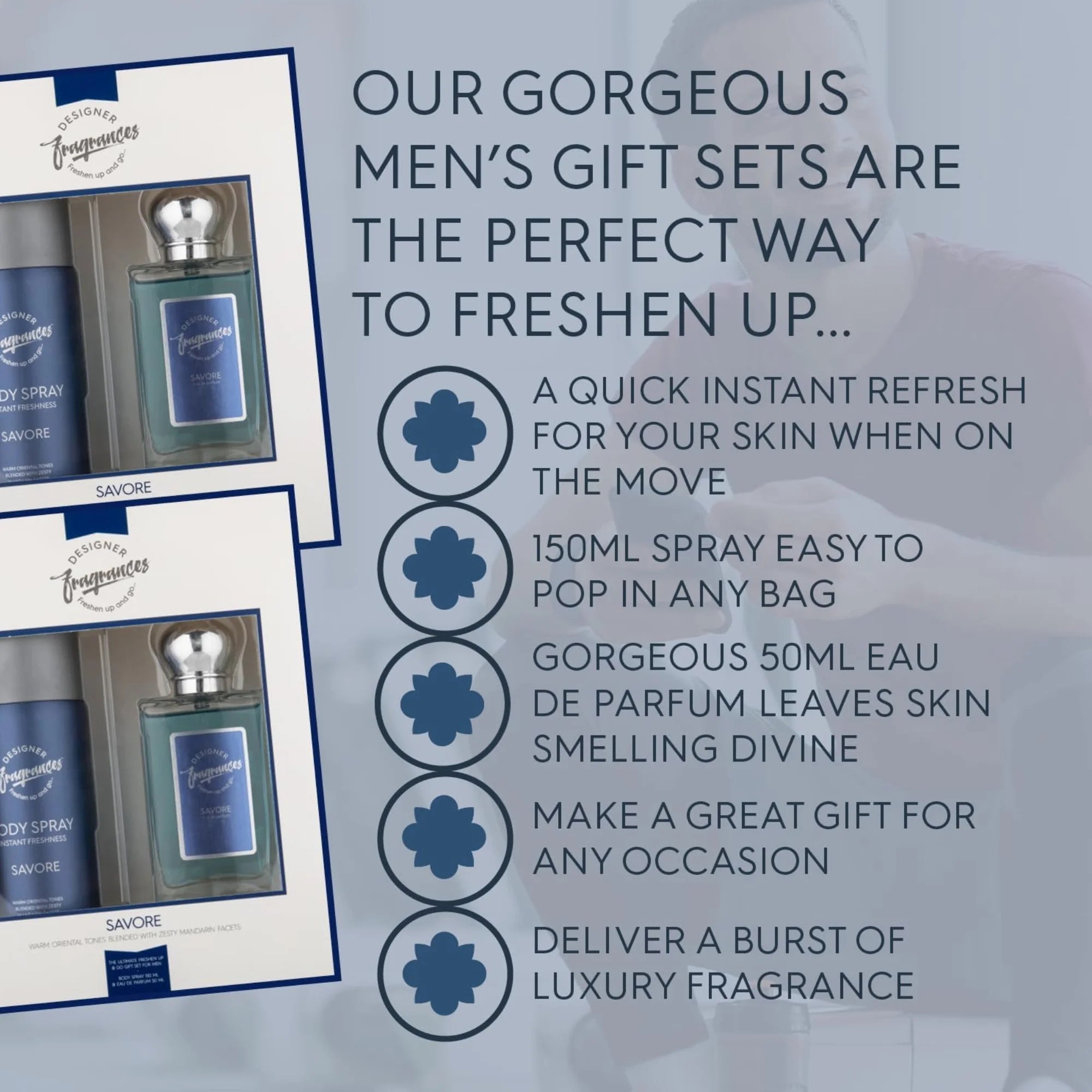 Designer Fragrances One Billion Men’s Gift Set | 150ml Body Spray + 50ml Eau De Parfum