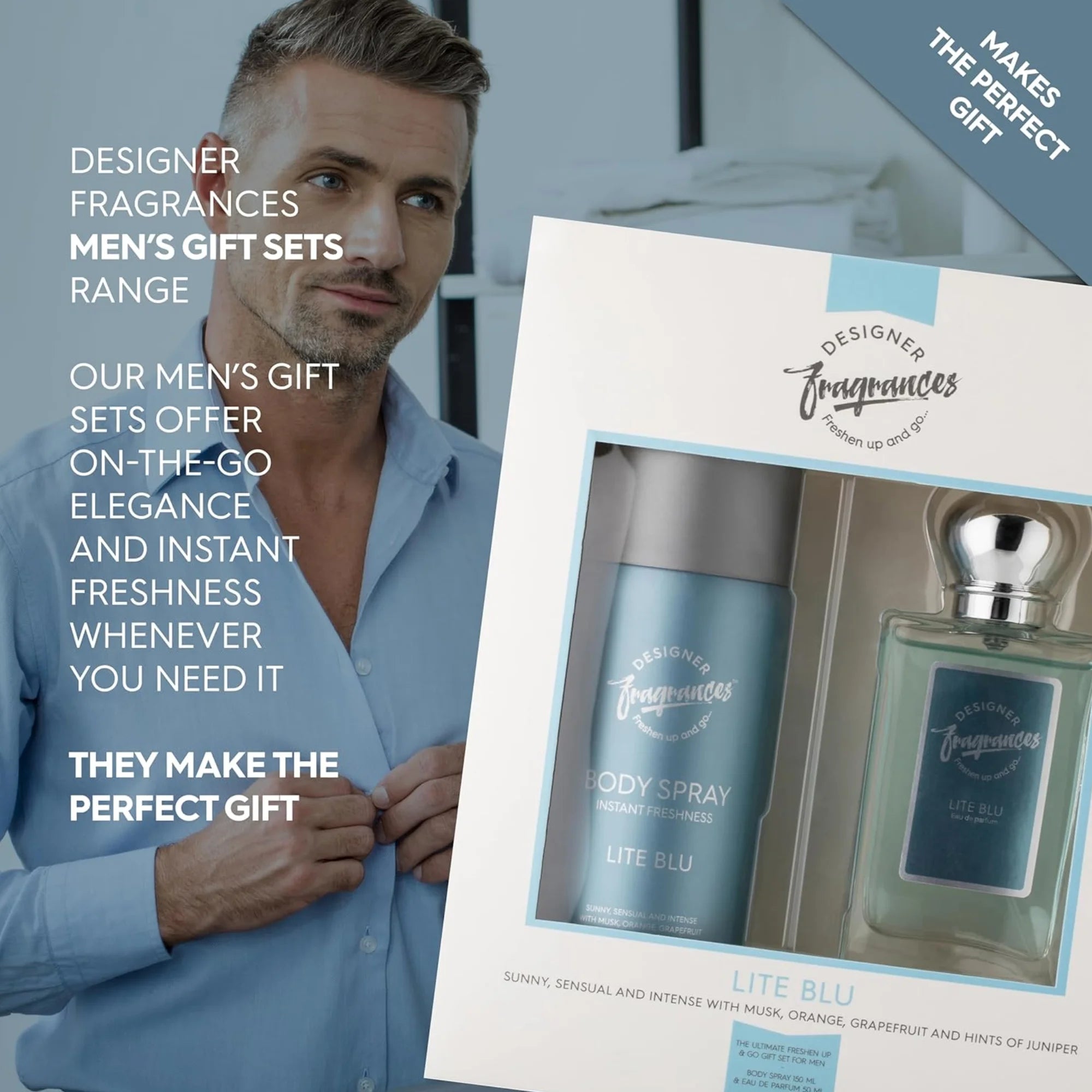 Designer Fragrances One Billion Men’s Gift Set | 150ml Body Spray + 50ml Eau De Parfum