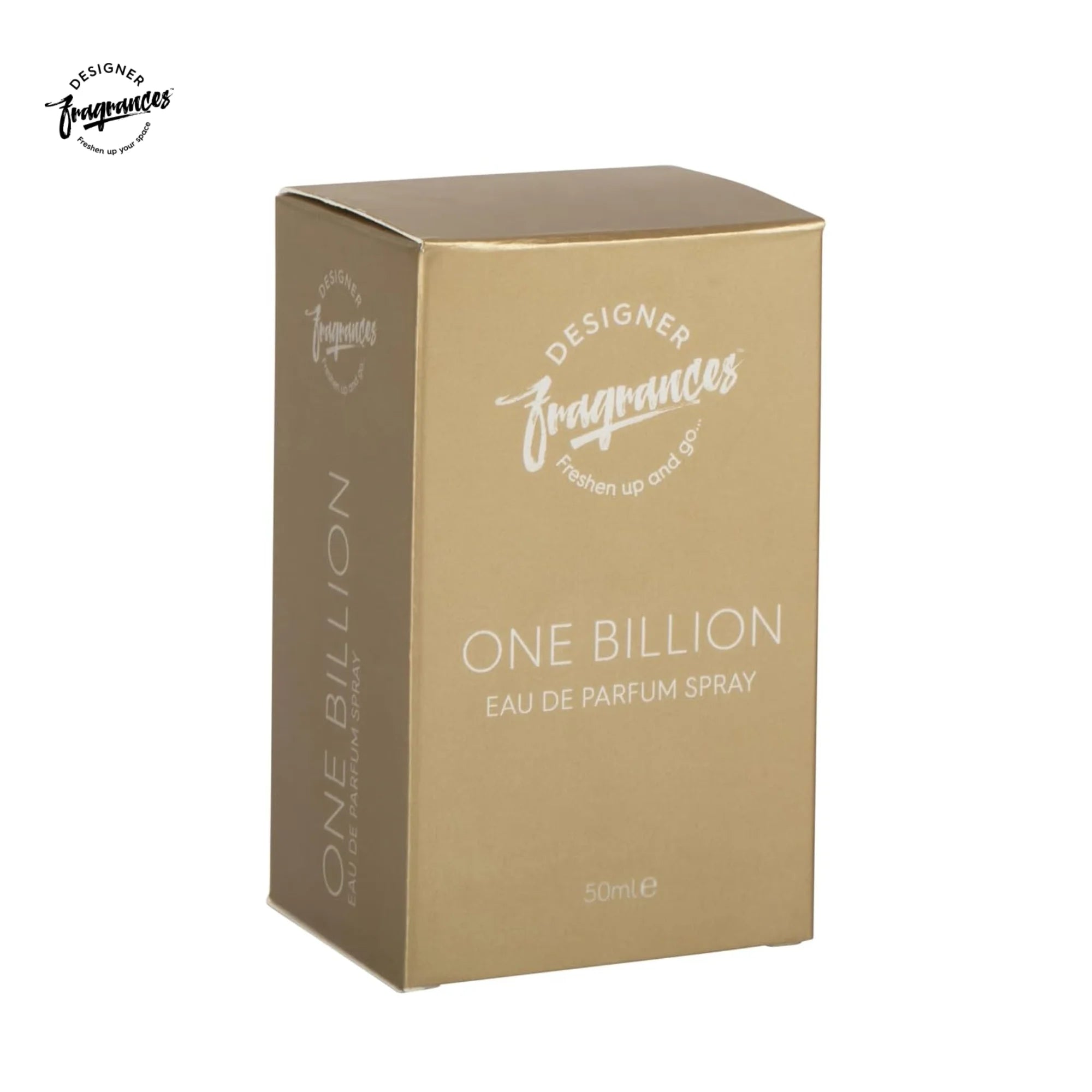 Designer Fragrances One Billion Men’s Eau De Parfum Aftershave Spray 50ml | Long Lasting Masculine Scent
