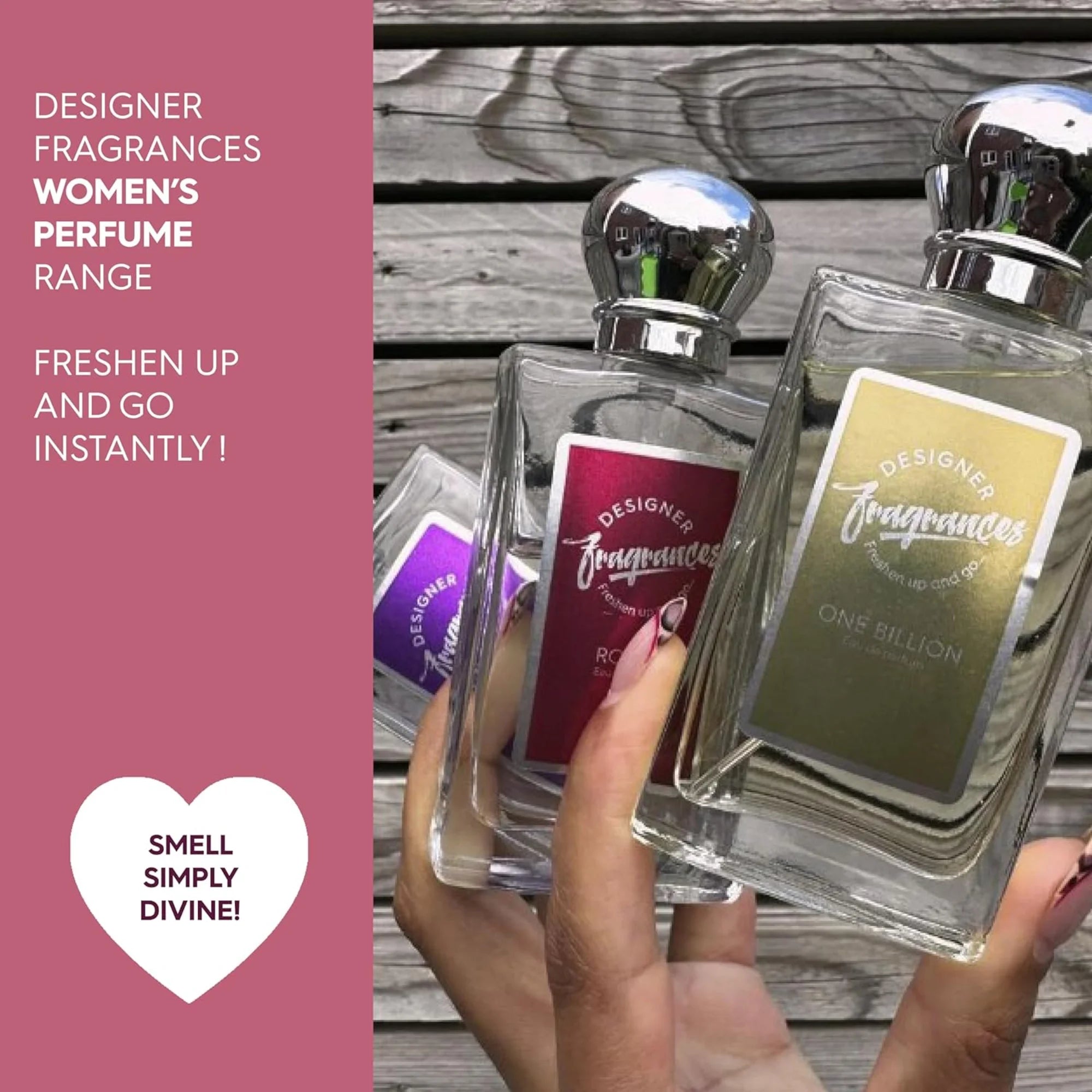 Designer Fragrances Rouge Women’s Eau De Parfum Spray 50ml | Long Lasting Luxury Perfume