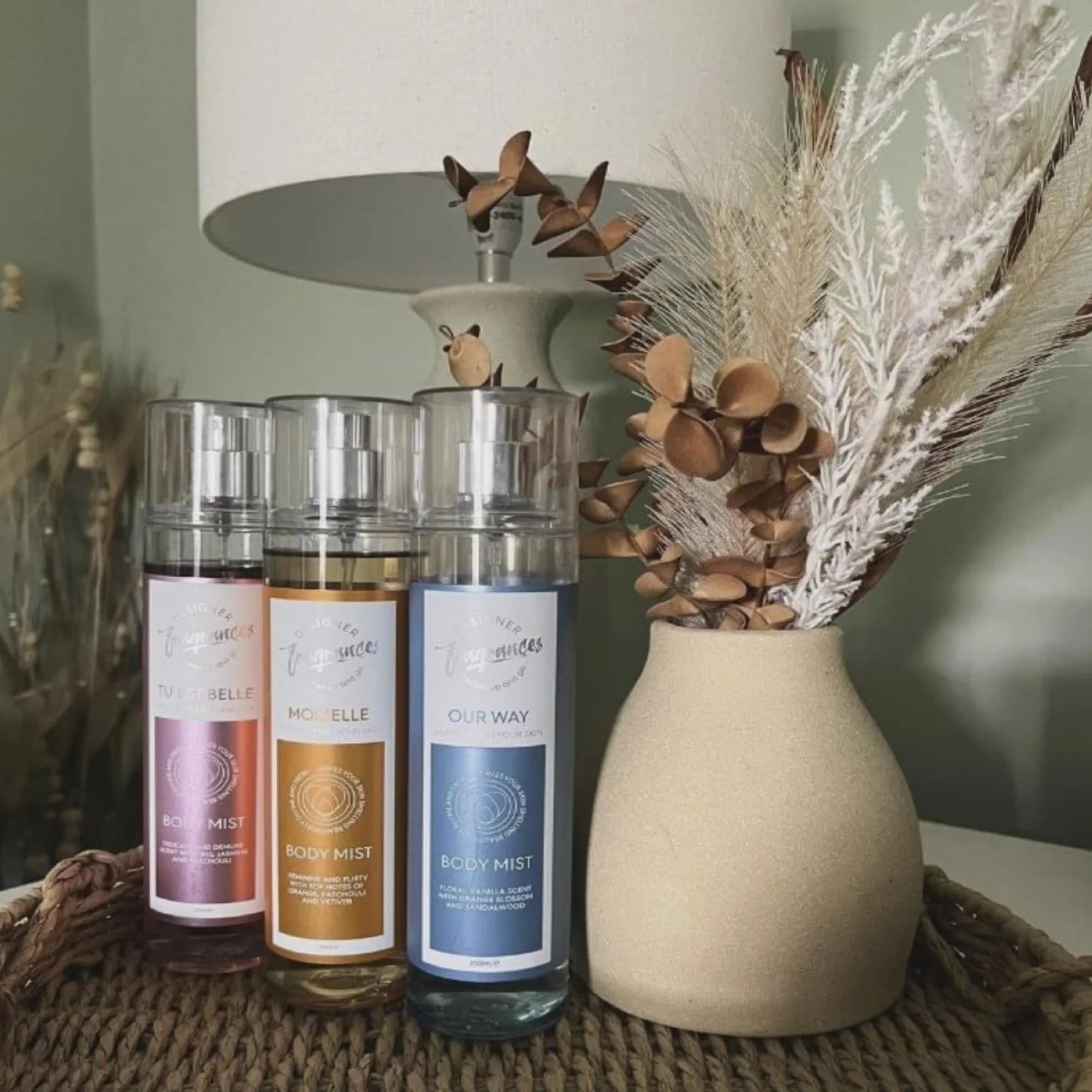 Designer Fragrances Women’s Body Mist Spray Bundle 3 Pack 250ml | Blu Cloud, Only One, Orchyd