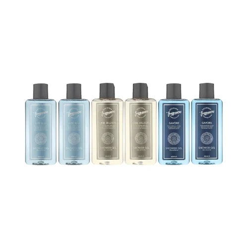 Men’s Shower Gel Bundle – 6 x 250ml (Lite Blu, Savore, One Billion)