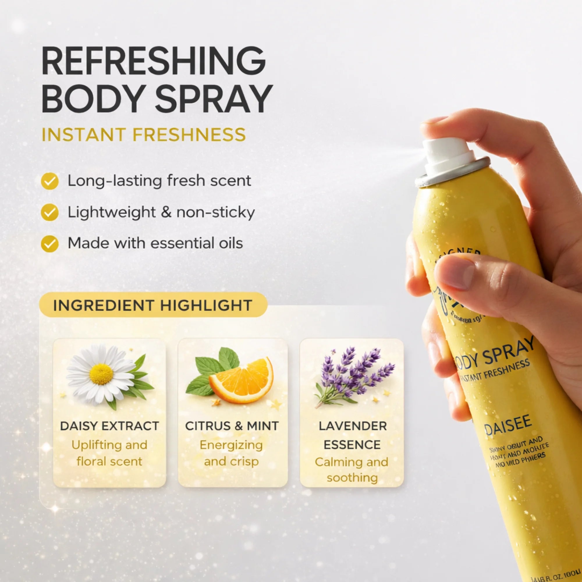 Daisee Body Spray for Women - Set of 3 (100ml Each)