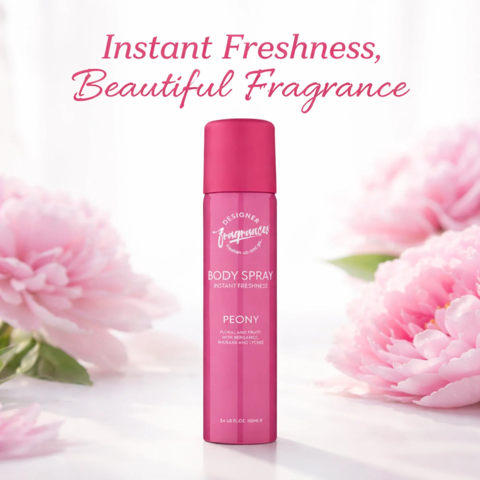 Peony Body Spray for Women - Set of 3 (100ml Each)