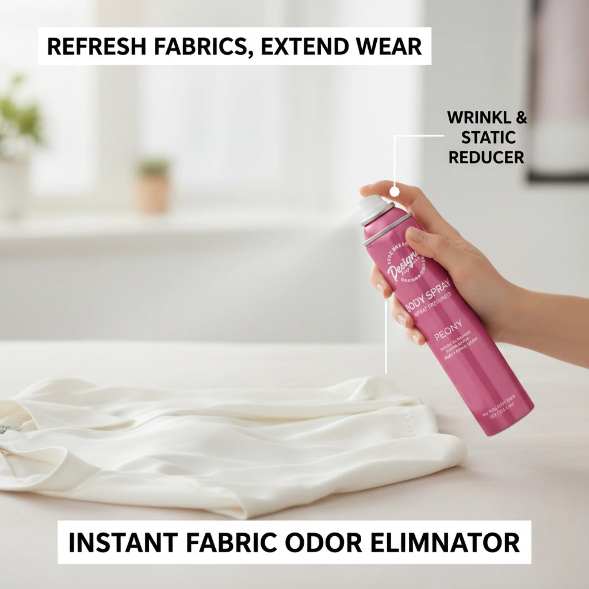 Peony Body Spray for Women - Set of 3 (100ml Each)