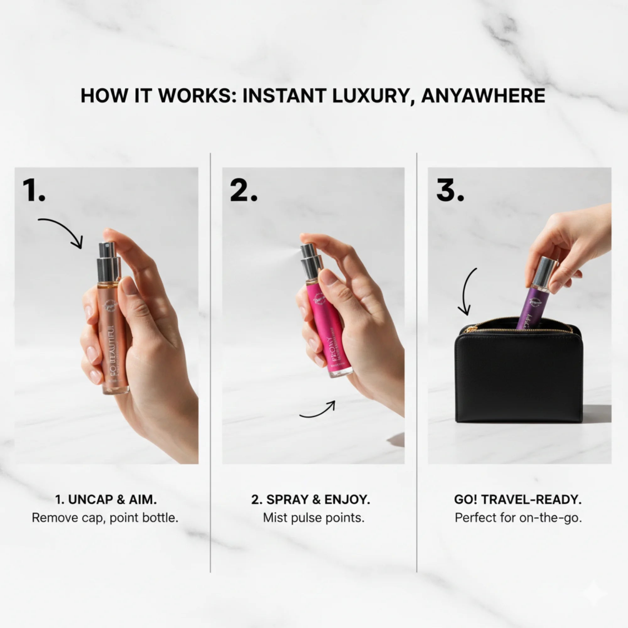 Women’s Eau de Parfum Gift Set – Black Poppy, Peony & So Beautiful (3 x 30ml)