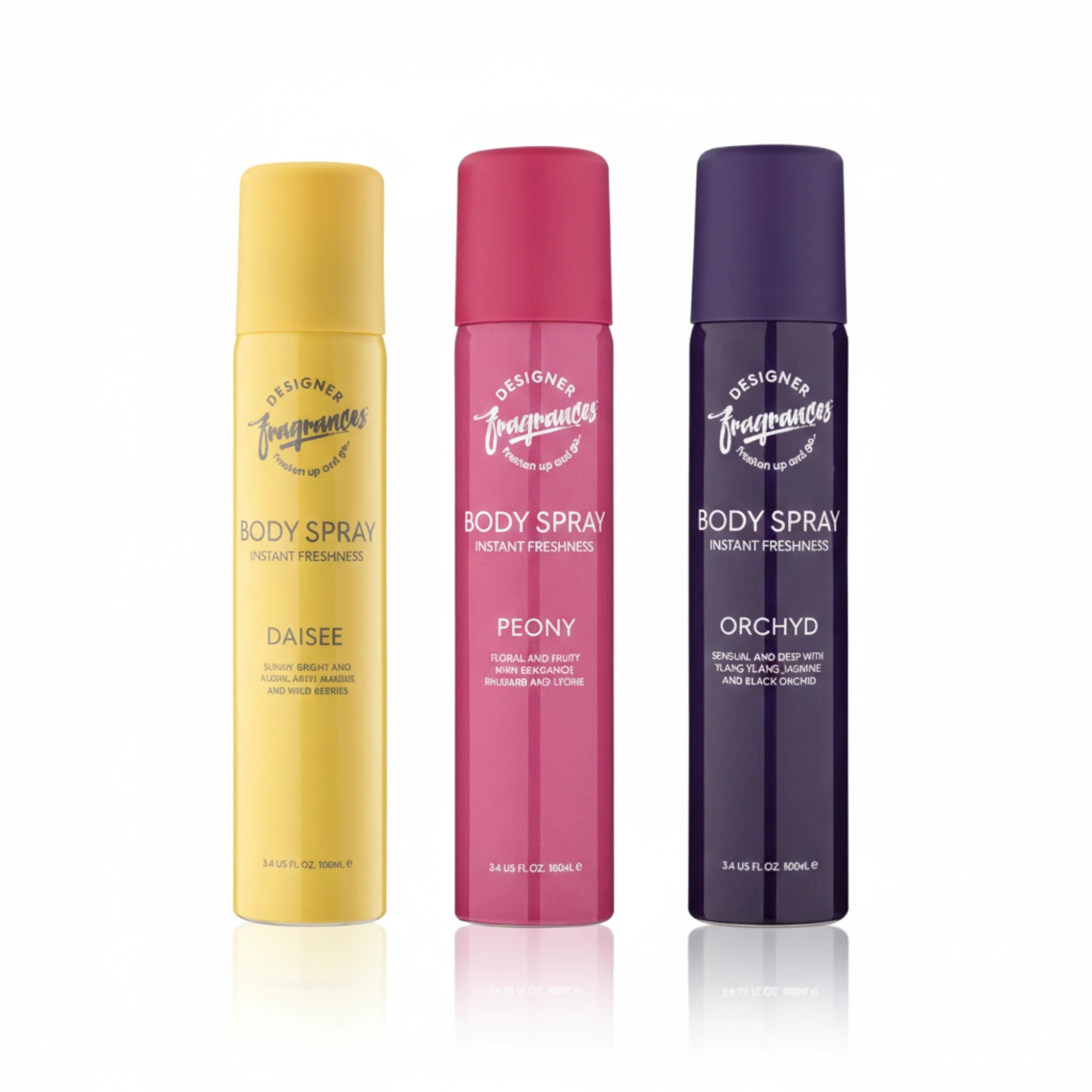 Women’s Body Spray Set - Daisee, Peony & Orchyd (3 x 100ml)