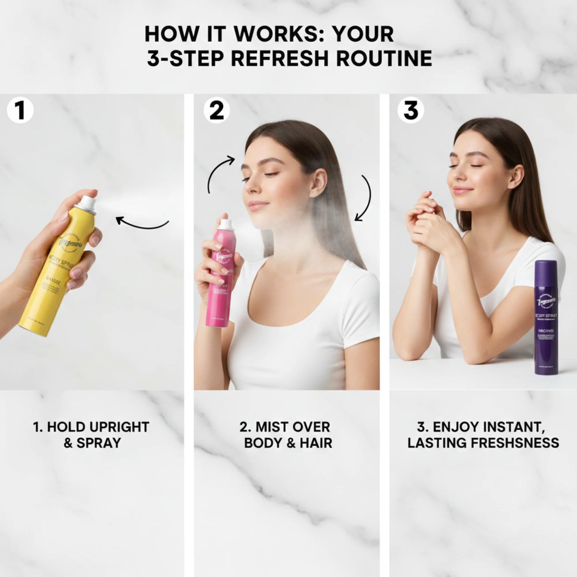 Women’s Body Spray Set - Daisee, Peony & Orchyd (3 x 100ml)