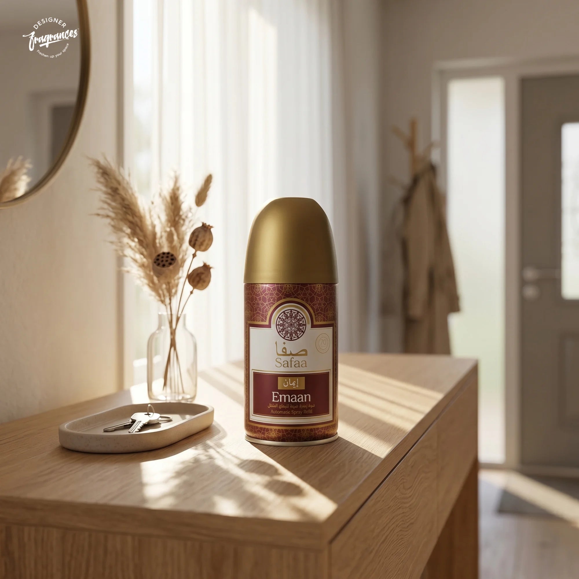 Safaa Emaan Automatic Room Spray Refill 6 Pack | Universal Air Freshener Refills | 250ml Each