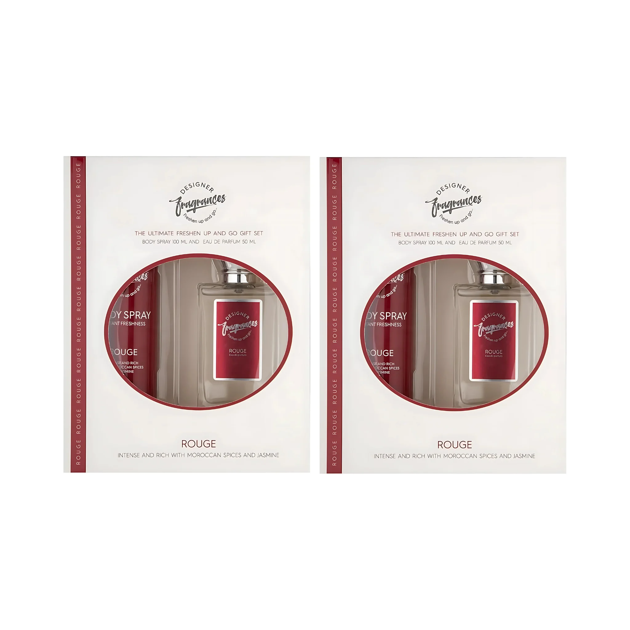 Rouge Gift Set – 2 Sprays + 2 EDPs – Designer Fragrances Ltd