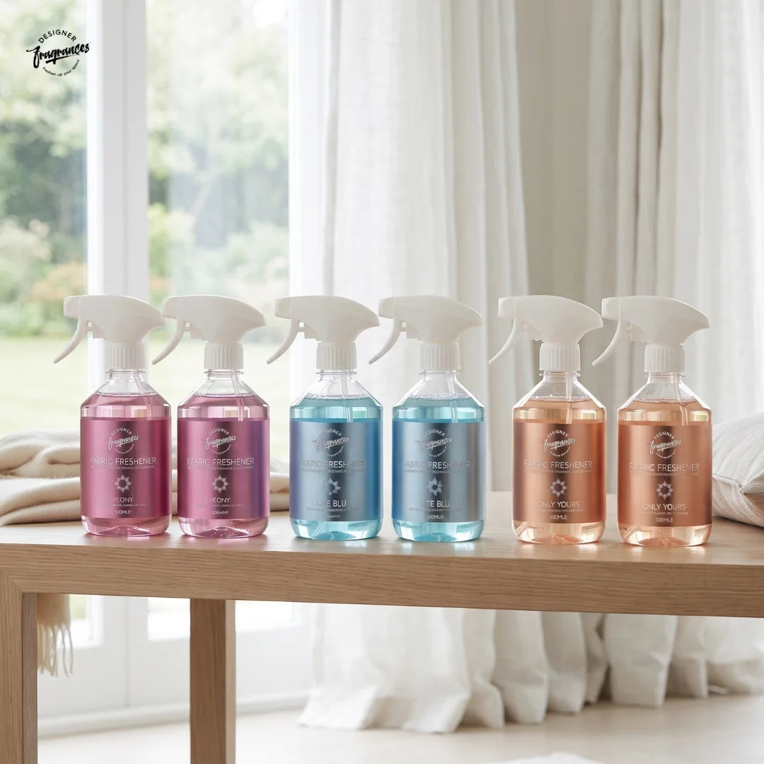 Peony, Lite Blu & Only Yours | Fabric Freshener Pack of 6 | 500ML Each