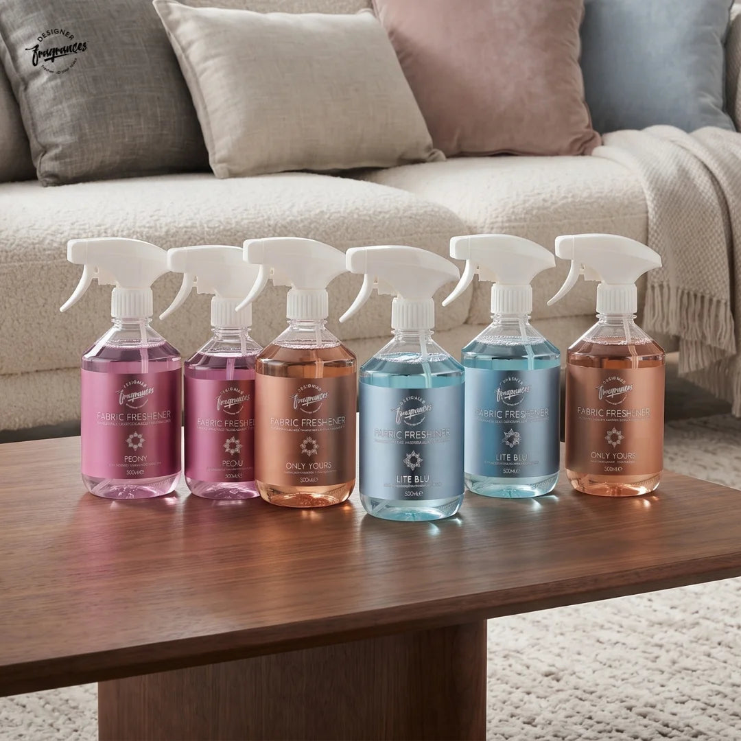 Peony, Lite Blu & Only Yours | Fabric Freshener Pack of 6 | 500ML Each