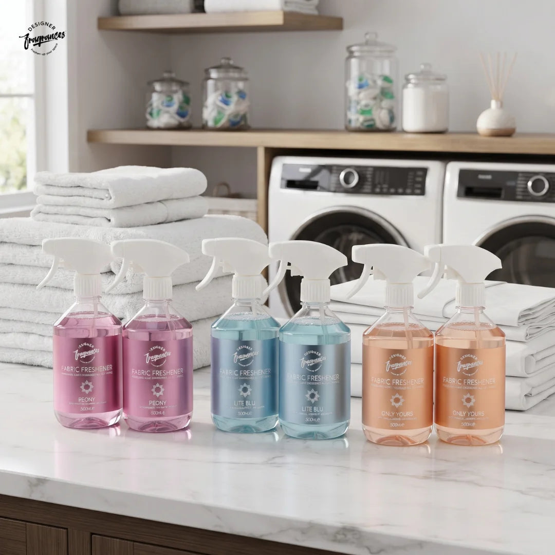 Peony, Lite Blu & Only Yours | Fabric Freshener Pack of 6 | 500ML Each