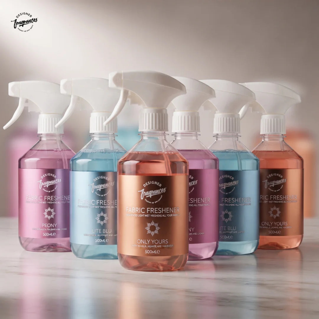 Peony, Lite Blu & Only Yours | Fabric Freshener Pack of 6 | 500ML Each
