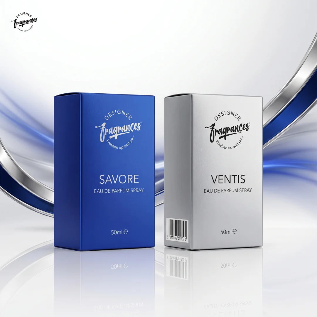 Men's Eau De Parfum Collection | Savore & Ventis | 2 x 50ml Luxury Long-Lasting Men's Perfume Gift Set
