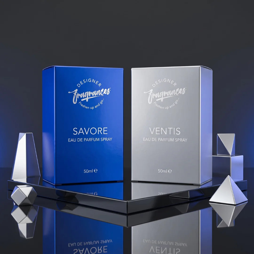 Men's Eau De Parfum Collection | Savore & Ventis | 2 x 50ml Luxury Long-Lasting Men's Perfume Gift Set