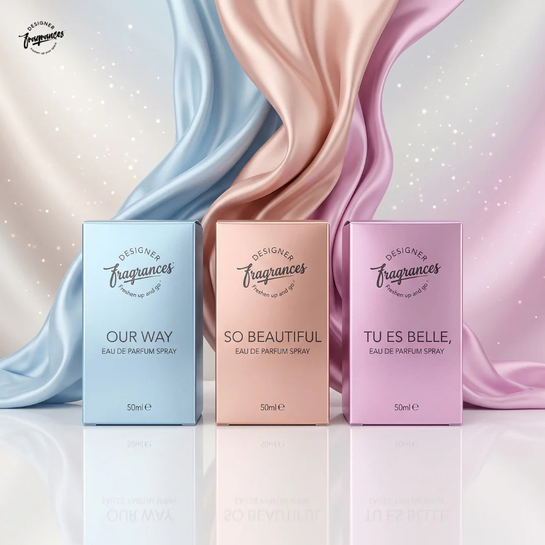 Women's Eau De Parfum Collection | Our Way, So Beautiful & Tu Es Belle | 3 x 50ml Luxury Perfume Gift Set