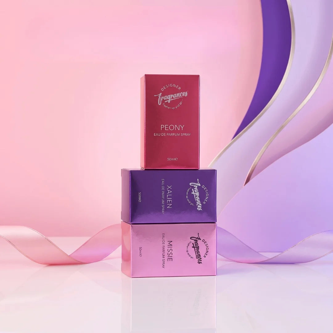 Women's Eau De Parfum Collection – Pack of 3 (Peony, Xalien & Missie) | 3 x 50ml Perfume Gift Set