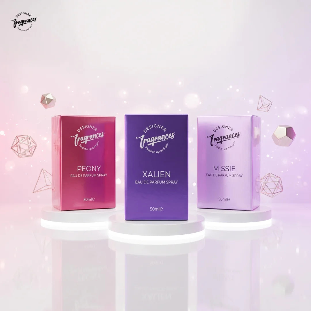 Women's Eau De Parfum Collection – Pack of 3 (Peony, Xalien & Missie) | 3 x 50ml Perfume Gift Set