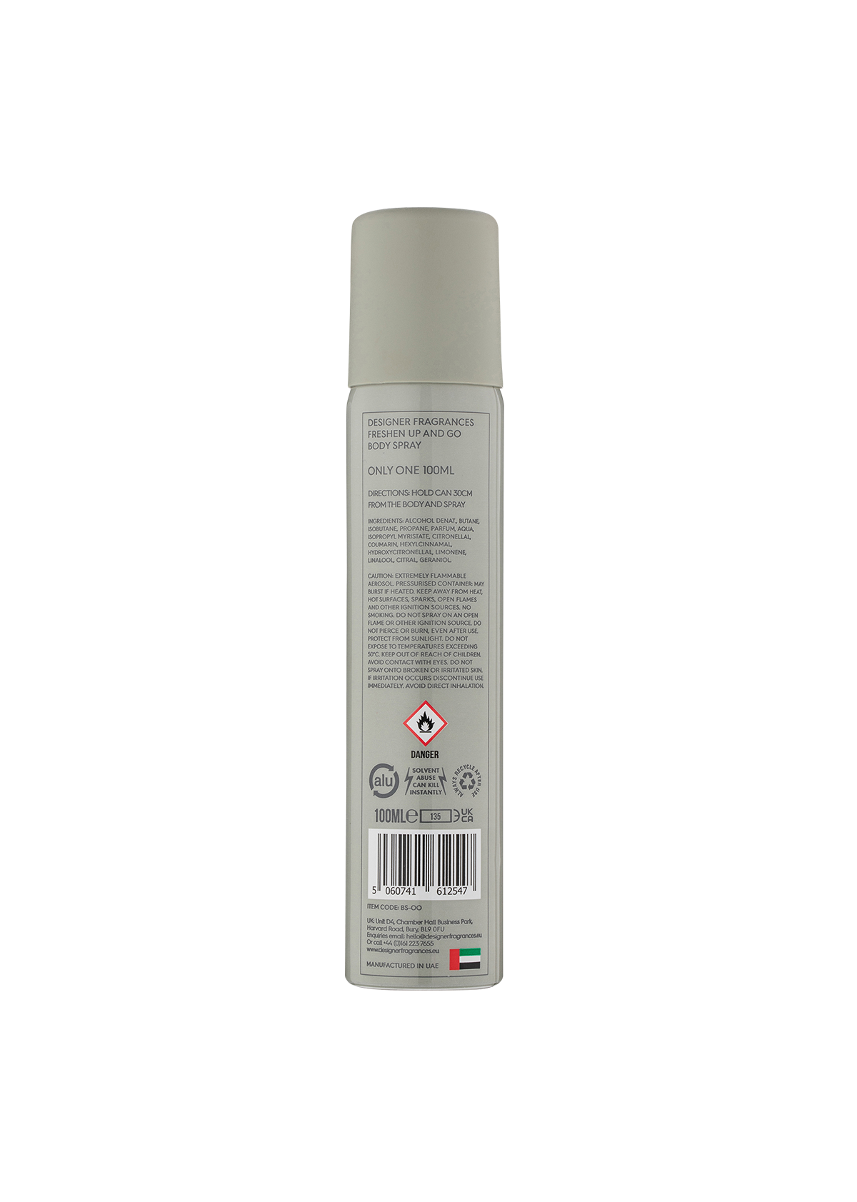 Only One Body Spray Deodorant – 100ml